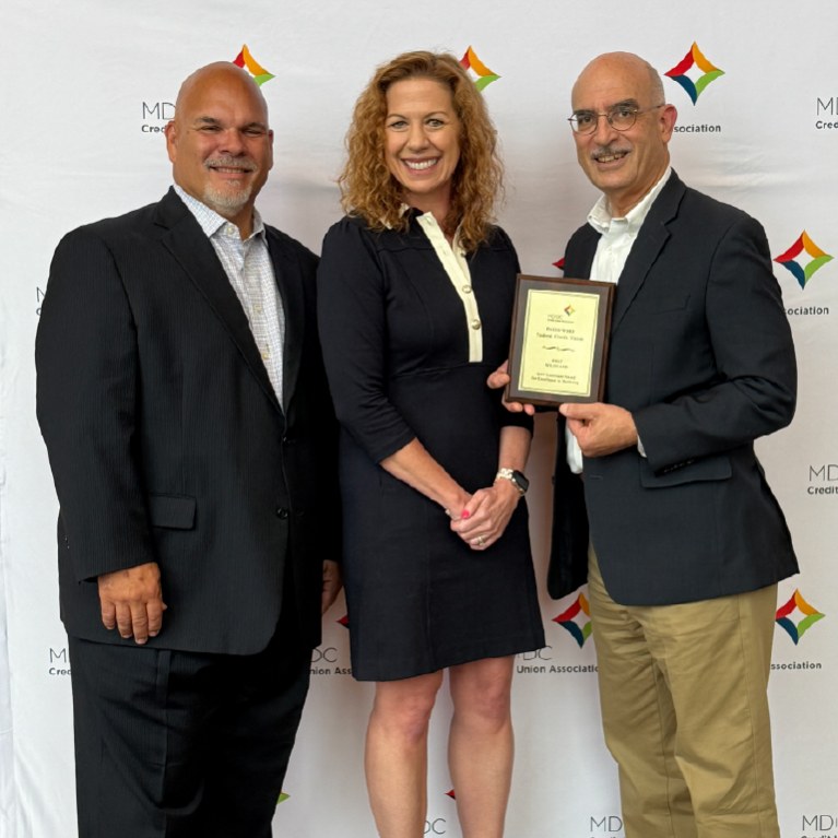 PAHO WHO FCU CEO, CMO and MDDCCUA CEO with Marketing Trailblazer award