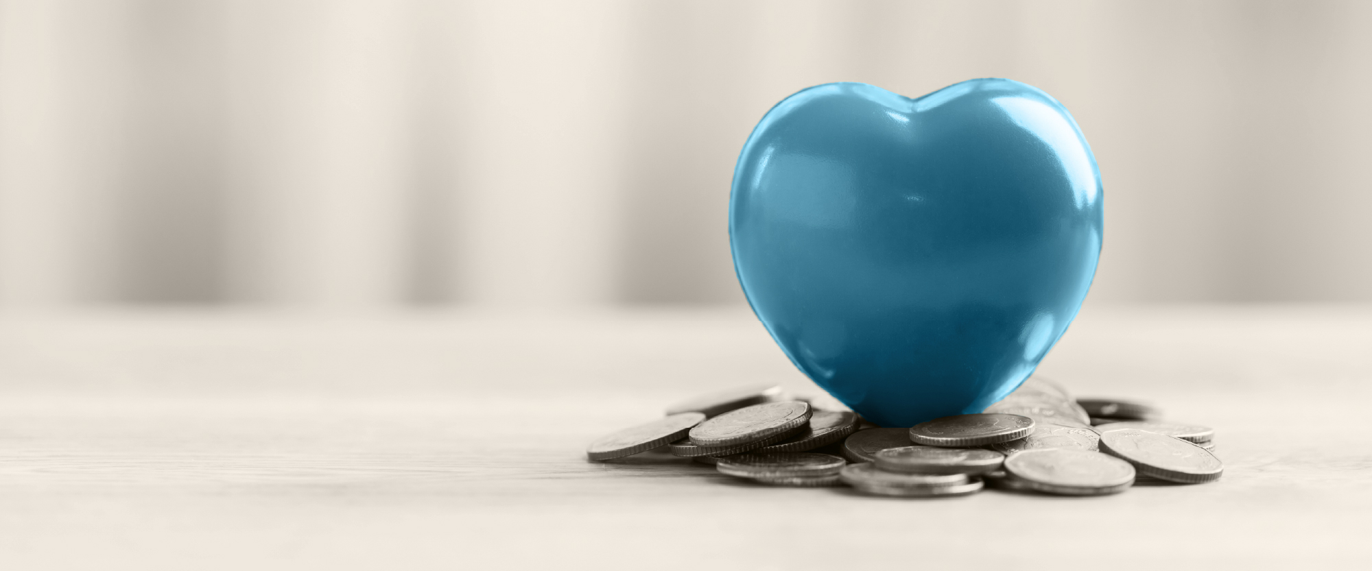 teal heart and stethescope